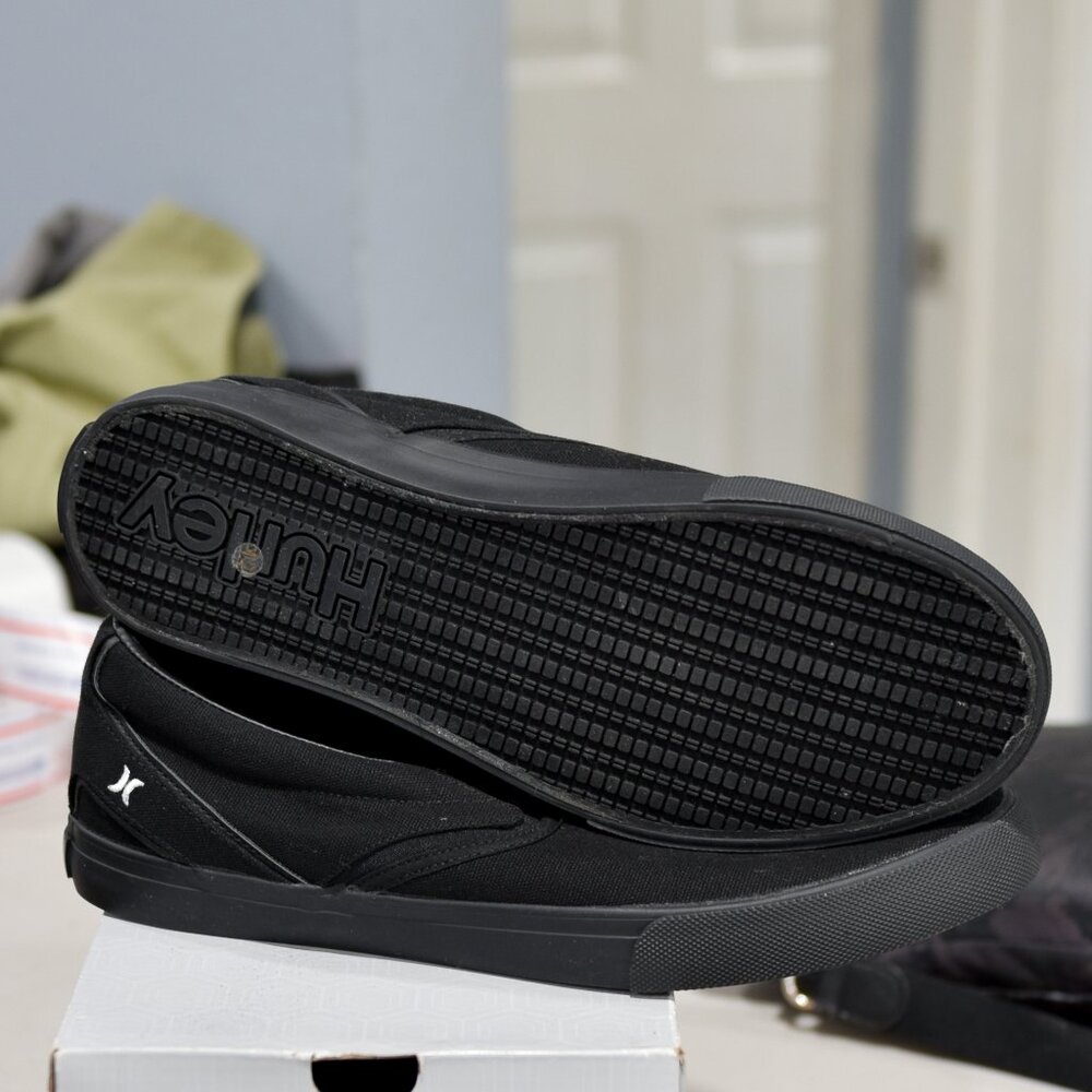 Hurley‎ Men's Canvas Slip-on  Sneakers